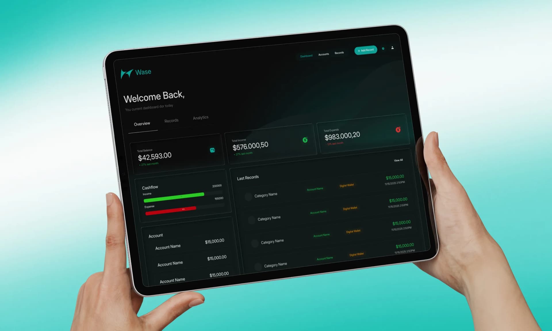Wase App Dashboard
